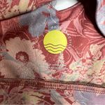 Anthropologie  Daily Practice Allie Sports Bra Floral Size Large Scalloped Photo 4