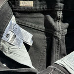 Levi's  Black Denim 501 Shorts Photo 3