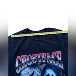 Ghost Face Shirt Womens S Black Crew Neck Short Sleeve Graphic Halloween Photo 5