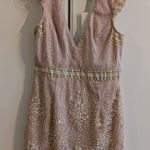 Hello Molly Women's  Pink Gold Sequin Mini Dress M Photo 0