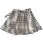 Blue Rain  Striped Button Front Tie Waist Skirt Small Photo 1