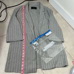 Stradivarius  casual Gray Pinstripe Blazer size XS Photo 1