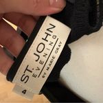 St. John  Evening Long Gown‎ Dress Halter Criss Cross Open Lace Back Size 4 Photo 4