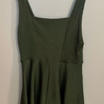 Urban Outfitters  Army Green Ribbed Romper Size‎ M Photo 0
