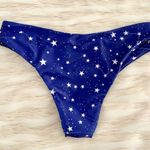 SheIn Blue White Stars Thong Cheeky Bikini Bottoms Sz S Photo 12