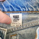 Levi's 560 Loose Fit Straight Leg Jeans Vtg Size 12 30x31 Light Wash 1998 90s Photo 4