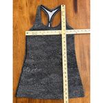 Lululemon EUC Cool Racerback Tank Top Black White Floral Print Size 2-4 Photo 6