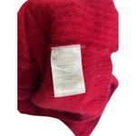 Equipment Femme Paz 100% Cashmere V Neck Ribbed Cardigan Sweater Red Small Photo 6