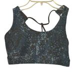 SoulCycle  Blue Patterned Women's Sports Bra Photo 0