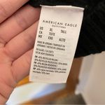 American Eagle Black Wool Blend Quarter Zip Pullover Sweater Photo 3