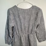 Old Navy True Wrap Dress Blue White Stripes Photo 7