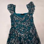 House of Harlow 1960 x REVOLVE Viana Maxi Dress in Teal Floral Multi Blue Photo 5