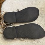 Free People  Gold Gladiator Sandals Photo 6