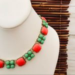 J.Crew  Colorful Choker Style Necklace Lucite Photo 2