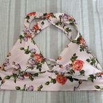 Aerie Light Pink Floral Bikini Top. NWT. Photo 0