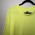 Aerie  Neon Green Loungewear Crewneck Pullover Sweatshirt Women's size Large Photo 2
