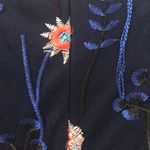embroidered flower dress Blue Photo 3
