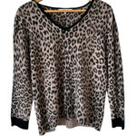 Gerard Darel Gerard Darrel Paris 100% Merino Wool V-Neck Leopard Print Sweater Photo 0