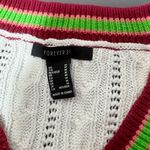Forever 21  Varsity Knit Vest Photo 3