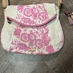 Sakroots  Artist Circle Linen Uncoated Canvas Foldover Crossbody, Rose in Bloom‎ Photo 1