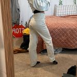 Cotton On stretch straight leg white jeans Photo 3