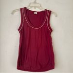 Camp Collection Dolly Burgundy Retro Tank Top Photo 0