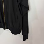 ALBION FIT Black Zip Front Bomber Jacket Size XL Photo 4