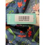 Shore Women's Oceansides Floral Drape Tank Size XS NWT Jewel Tone Dark Blue Photo 6