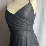Silence + Noise Black Metallic Stardust MiniDress Photo 4