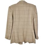 Vintage Tan Houndstooth Double Breasted Blazer 8 Union Made Photo 8