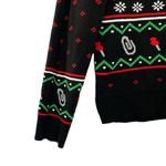 The Office Dunder Mifflin Ugly Christmas Sweater Black Photo 3