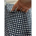 Vineyard Vines Women's Cropped Navy White Polka Dot Pants Photo 7