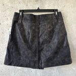 Free People Faux Leather Skirt with Zipper Details Photo 1