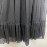 3.1 Phillip Lim Womens Silk Dress Size 0 Black Cream Embellished Flowy Cocktail Photo 5