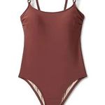 Kona Sol Brown Chain Link Medium Coverage Sew In Cups One Piece Swimsuit
Size‎ M 8-10 Photo 0