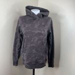 Lululemon Women's 6 Black Gray Camo Scuba Training Yoga Pullover Hoodie Sweater Photo 2