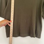 Ralph Lauren LAUREN  Round Neck‎ Short Sleeve Olive Ribbed Knit Top Women's XL Photo 5