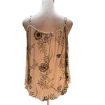 Inc international Concepts White, Black & Yellow Floral Print Cold Shoulder Top Photo 4