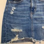 American Eagle  Distressed Hi Rise Mini Super Stretch Skirt Size 00 Photo 6