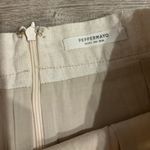the avenue linen mini skirt in oatmeal Size 2 Photo 2