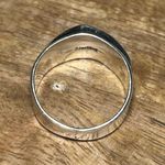 Onyx Vintage Inlay Black & Opal 925 Sterling Silver Ring Photo 9