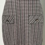 Bebe Houndsooth Black/White Midi Formal Short Sleeve Dress NWT Photo 4