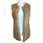 ZARA •  Trafaluc faux fur vest brown small Photo 1