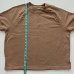 PINK - Victoria's Secret  Tan Short Sleeve Sweatshirt Size S Photo 11