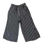 Hollister Navy Striped Wide Legged Cropped Palazzo Pants Size Small Clean Girl Photo 1