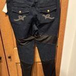 Rocawear  Size 18~Jegging~Black Stretch Panels Gold Bling New NWT Photo 7