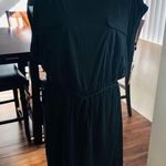 Bar III  Tie Front Cuffed Sleeves Sheath Mini Dress Photo 1