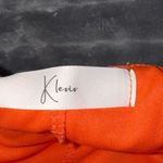 Strapless Orange and Pink Dress Photo 3