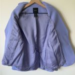 NWT Smythe Portrait Neck Blazer Lilac Size 6 Gold Photo 6