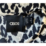 ASOS  Design Animal Leopard Print Short Dress sz 2 mini Cheetah Mob Wife Photo 4